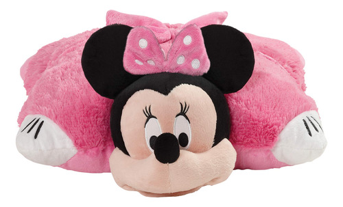 Pillow Pets Pink Minnie Mouse - Juguete De Peluche De Disne. Color Pink/White/Black
