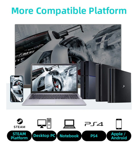 Control Mando Inalámbrico Bluetooth Para Ps4 Y Pc Mod. P02