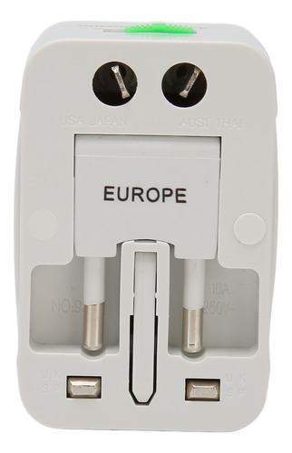 Adaptador Universal De Pared Portátil Abs Para Suministros D