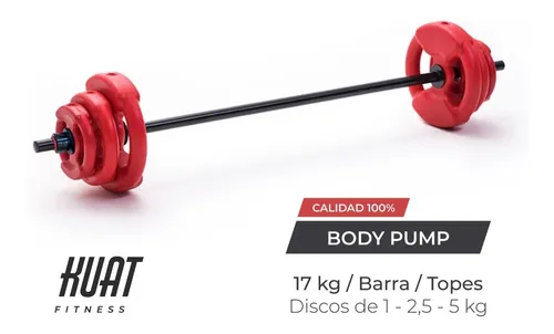 Barra body pump 17 kg hot sale