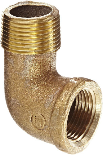   Red Brass Pipe Fitting,  Degree Street Elbow,  Female...