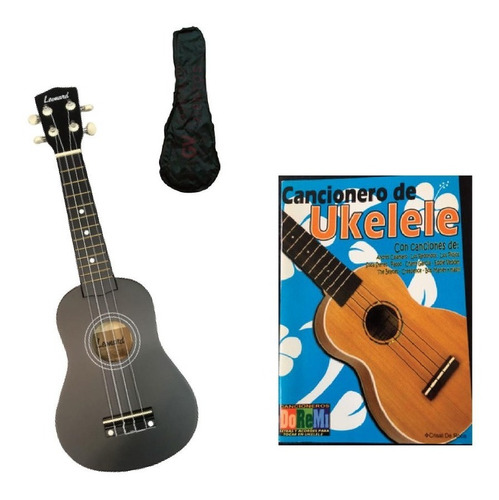 Ukelele Soprano Ukulele Leonard Uk5 Funda Cancionero Colores