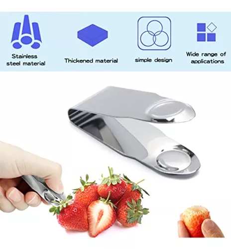 Fruit Corer Core Remover Strawberry Huller Stem Pineapple Eyes Stalk Leaves  Vegetable Tool For Kitchen (c-v-3)