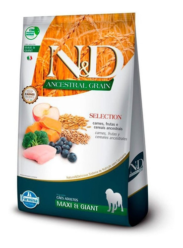 Farmina N & D Ancestral Grain Adulto Maxi 15kg Con Regalo