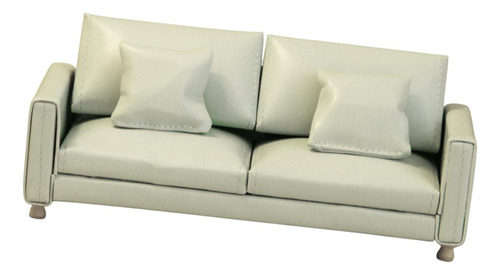 Sofá Para Casa De Muñecas 1:12, Sofá Doble Verde