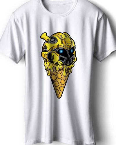 Remera Hombre Estampada Sublimada Transformers Helado 7128