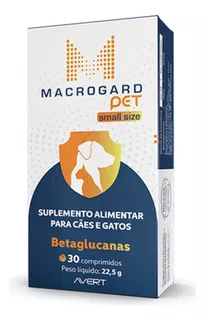 Macrogard Pet Small Size Avert Betaglucanas 30 Comprimidos