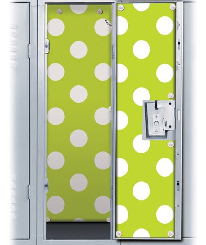 Papel Pintado Lime Dots Locker