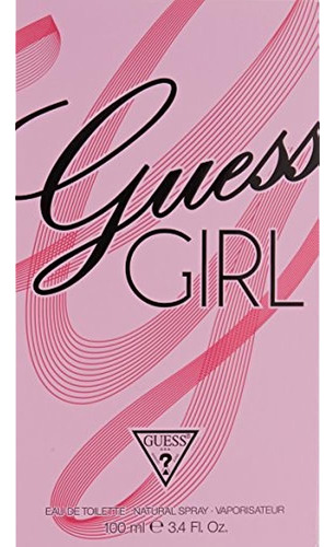 Guess Girl Eau De Toilette Spray Para Mujer, 3.4 Onzas