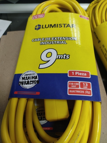 Extensiones Industrial De 9 Metros Con Regletas De 3 Tomas