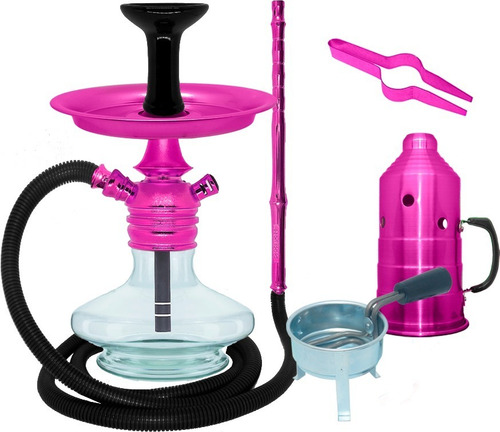 Narguile Black Hookah Mini Monster Completo Barato Fogareiro
