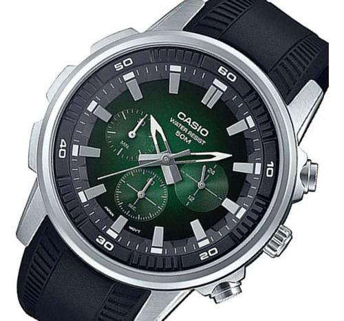 Reloj Casio Mtpe505-3av Hombre Cronometro Somos Tienda 