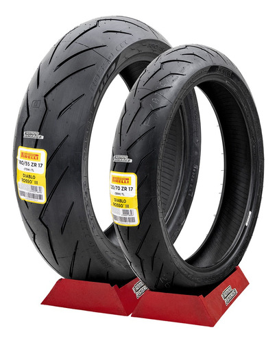 Llantas Pirelli Diablo Rosso Iii 120/70 17 Y 180/55 17 R6r