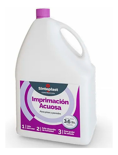 Imprimacion Acuosa Para Micro Cemento Sinteplast 4lts