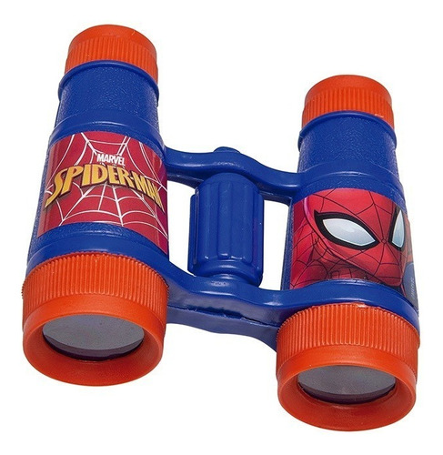 Brinquedo Infantil Binoculo Spiderman Marvel Etitoys Cor Vermelho E Azul