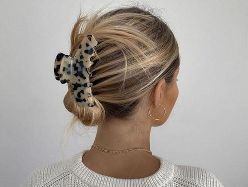 Par Mini Gancheta Pinza Brillante Para El Cabello