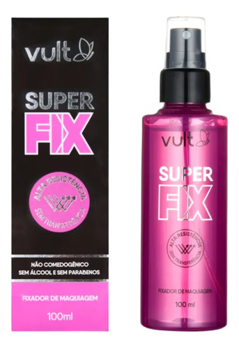 Fixador De Maquiagem Super Fix - Vult 100ml