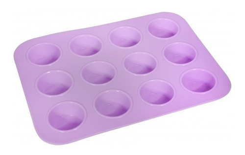 Molde De Silicona X 12 Cakes Linea Soft Carol