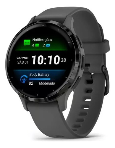 Smartwatch Relógio Gps Garmin Venu 3s Preto