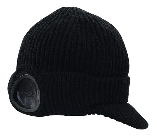 Sombrero De Newsboy De Punto Goggles Beanie Hat Winter Cap