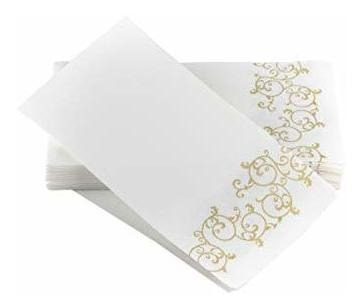 Simulinen Toallas De Invitados Para Baño - Oro Floral - Dese