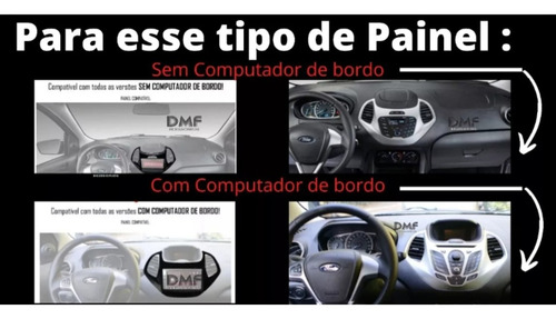 Multimídia Mp5 Ford Ká 14 15 16 17 18 Usb Bt Mold Câm Int