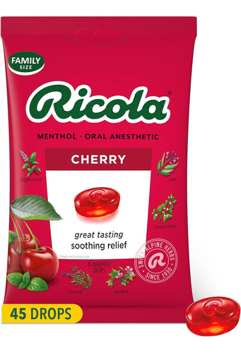 Ricola Caramelos Sin Gluten Alivio De La Garganta 45 Uds
