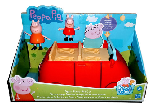 Peppa Pig Carro Rojo De La Familia Con Sonido