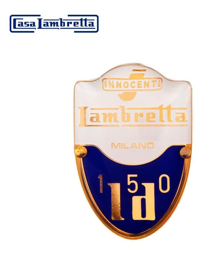 Insignia Chapon Frontal. Lambretta Ld150. M_clasicas