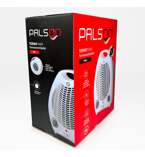 Calefactor Eléctrico Termoventilador Blanco Palson