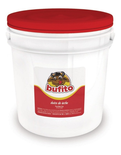Imagen 1 de 5 de Dulce De Leche Bufito | Galón De 5kg | Arequipe Premium