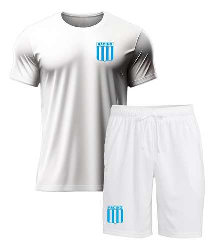 Conjunto Camiseta + Short Deportivo Racing Club