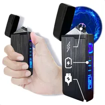 Comprar Encendedor Elegante Electrónico Plasma Recargable Negro
