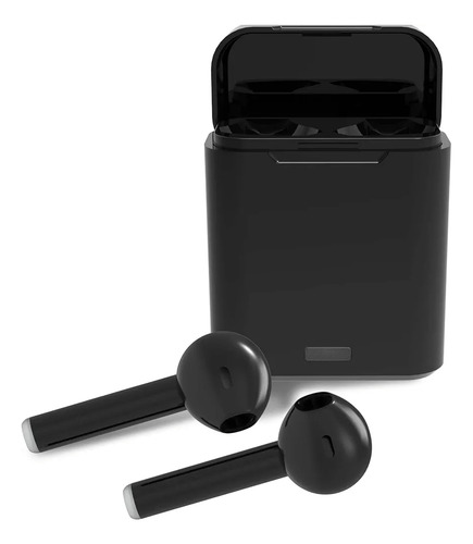 Audifonos Bluetooth Vivitar Metallic Accent Air Vibes Color Negro