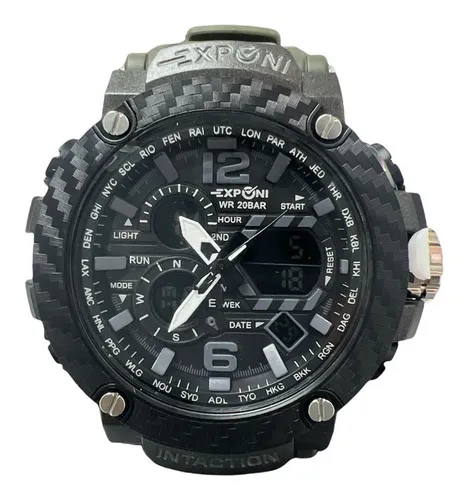 Reloj Hombre Deportivo Relojes Militares Waterproof 20 Bar