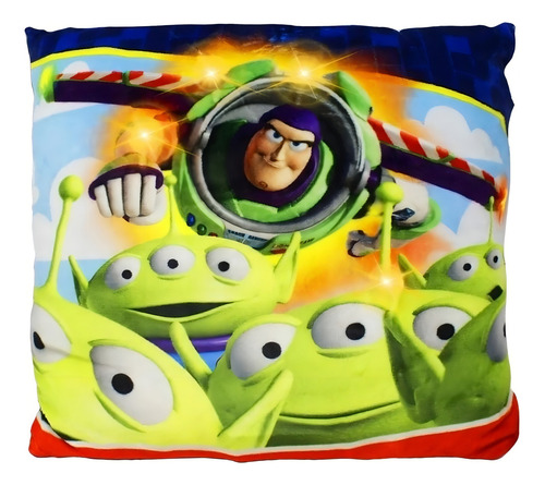 Cojin Decorativo Luminoso Led Prividencia Disney Personajes Color Toy Story Marcianos