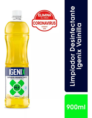 Igenix Limpiador Desinfectante Vainilla 900ml V/a