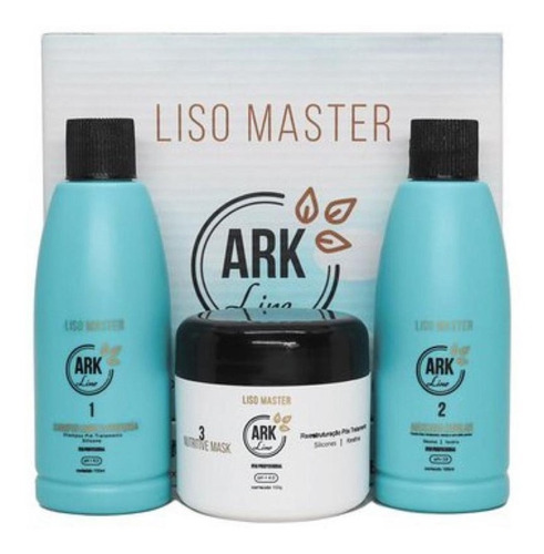 Liso Master Kit Azul 100ml Garantia Ark Line Original