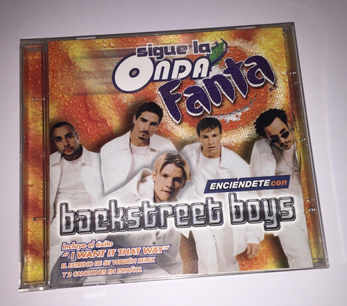 Cd Backstreet Boys Onda Fanta 2 Tracks En Español