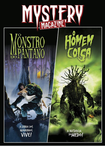 Dvd Mystery Magazine (o Monstro Do Pântano + O Homem Coisa)