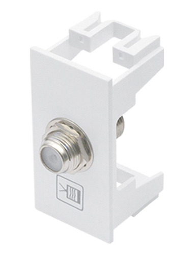 Módulo Tomada Antena De Tv Fame Habitat Para Cabo Coaxial
