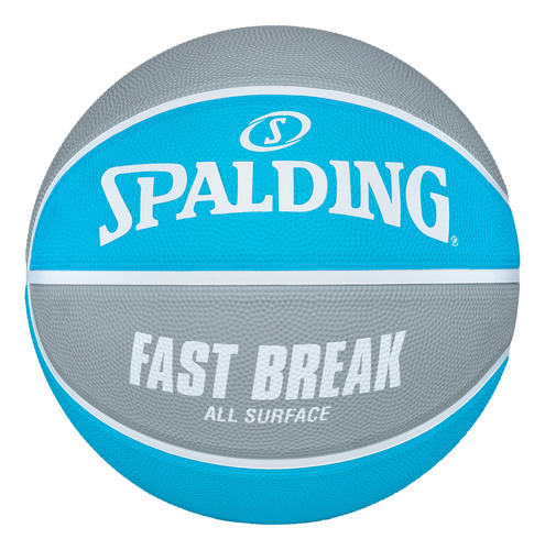 Spalding Fast Break All Surface Blue/silver Basketball Size