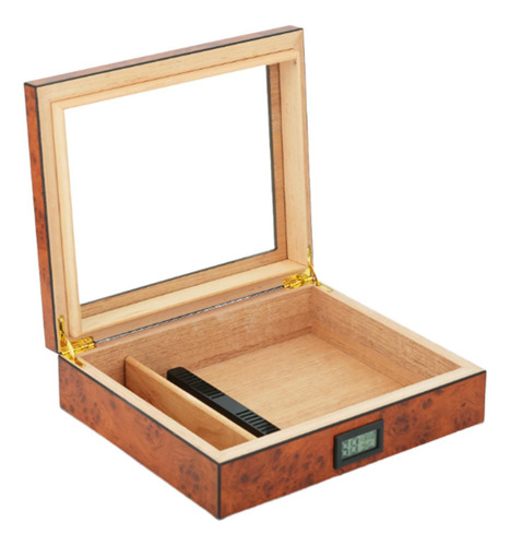 Umidificador De Cigarro De Madeira, Caixa De Armazenamento