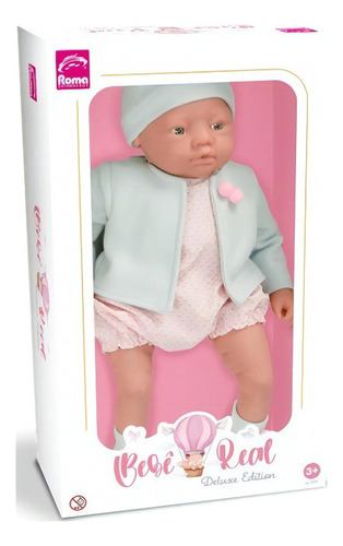 Boneca Bebe Real Deluxe Edition Roma