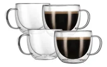 Comprar Tazas De Café De Vidrio De Doble Pared Cnglass 8 Oz, Tazas D