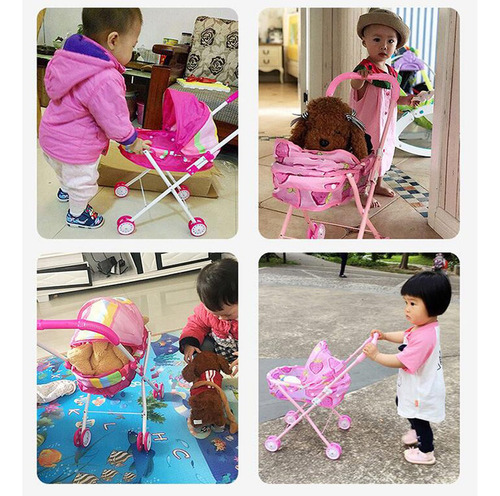 W Carrito De Muñecas Carrito Para Niños Piezas De Arcoíris