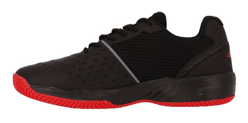 Imagen 2 de 7 de Zapatillas Topper Padel Hombre Tpadel Negro-rojo Cli