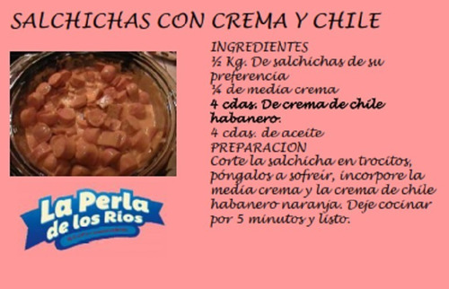 Imagen 7 de 7 de Salsa Habanera La Perla De Los Rios Cont Neto 10pz