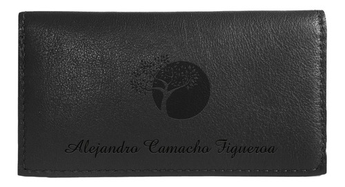 Cartera Larga De Piel Genuina Personalizada Con Imagen