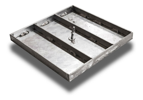 Tapa Camara Ch. Antideslizante 30 X 30cm Galvanizada Ed-tp300g